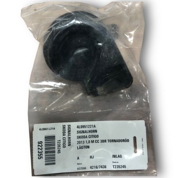 AUDI Q7 4L 07R KLAKSON SIGNÁL ZVUKOVÝ 4L0951221A