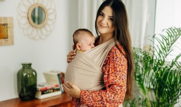 ЭЛАСТИЧНЫЙ БЮЛЛЕТК LENNYLAMB ДЛЯ ПЕРЕНОСКИ РЕБЕНКА