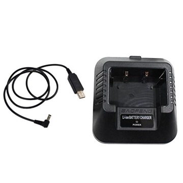 USB-адаптер зарядного устройства для DM R BF F8 + BF F8HP