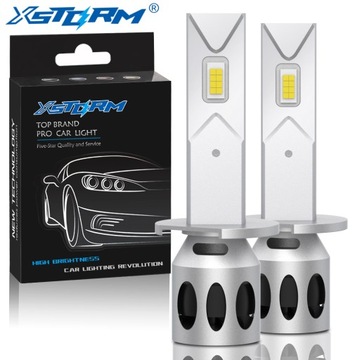ŻARÓWKI LED H3 XSTORM 1 DO 1 WIĘCEJ ŚWIATŁA SLIM DOPASOWANE
