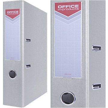SEGREGATOR A4/75mm OFFICE PRODUCTS Z DŹWIGNIĄ PP SZARY