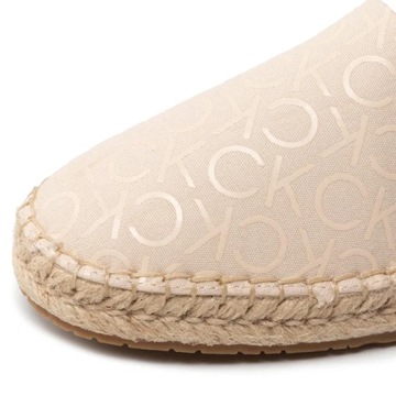 Espadryle Damskie CALVIN KLEIN LOGO Oryginalne