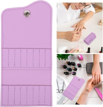 Сумка для хранения сверл для ногтей, портативный органайзер для хранения