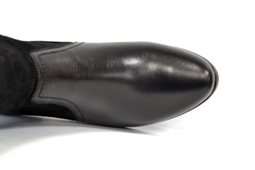 CAPRICE 25517-41 ЧЕРНЫЕ БОТИНКИ ИЗ КОЖИ/СТРЕЙЧ Размер 41