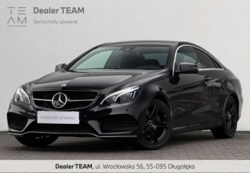 Mercedes Klasa E W212 Coupe Facelifting 220 CDI 170KM 2015 Mercedes-Benz Klasa E AMG Line Styling Led 204KM Tapicerka Skora
