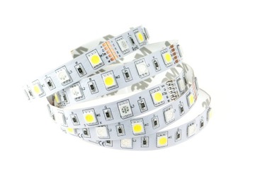 Taśma LED RGBW IP20 SMD5050 RGB + biały zimny 1M