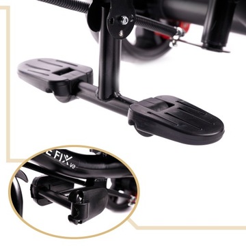 TRIKE FIX LITE TRIKE BIKE ПОВОРОТНЫЙ МНОГОФУНКЦИОНАЛЬНЫЙ АВТОМОБИЛЬ С КОЗЫРЕКОМ