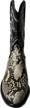 Мужские туфли Tecovas The Bryce Black Bone Python