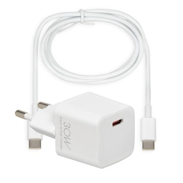 I-BOX C-38 PD30W СЕТЕВОЕ ЗАРЯДНОЕ УСТРОЙСТВО USB-C, КАБЕЛЬ