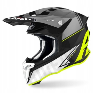 KASK OFFROADOWY AIROH TWIST 2.0 TECH YELLOW MATT XL