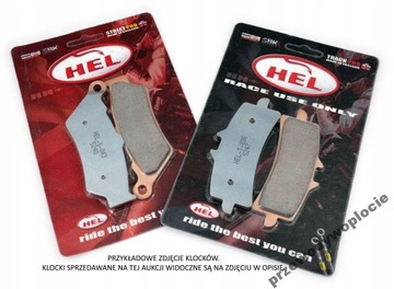 Klocki hamulcowe HEL S006 Yamaha YZF R1 98-2001tył