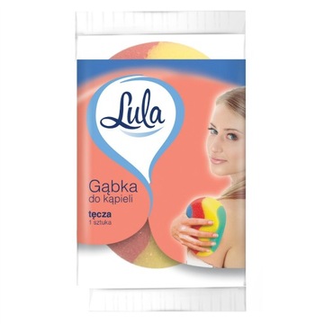 LULA Gąbka do kąpieli tęcza