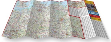 NIEMCY 1:900 000 MAPA LAMINOWANA SAMOCHODOWA DROGOWA EXPRESSMAP