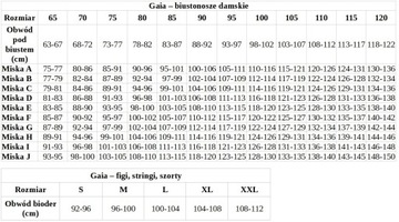 POLSKI BIUSTONOSZ GAIA 95B BEŻOWY