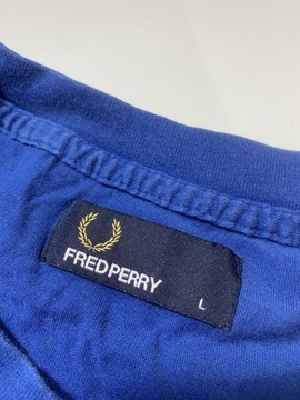 FRED PERRY/ ORYGINALNY GRANATOWY T SHIRT /L