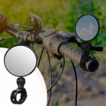 ВЕЛОСИПЕДНОЕ ЗЕРКАЛО ДЛЯ РУЛЯ С РЫЧАГОМ, ОБРАТНАЯ ВЫПУКЛАЯ 360