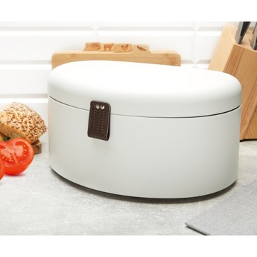 Элегантный белый хлебный хлеб -контейнер для хлеба Vespa