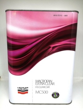 Lechler-MC500 lakier bezbarwny typu HS 6L komplet!