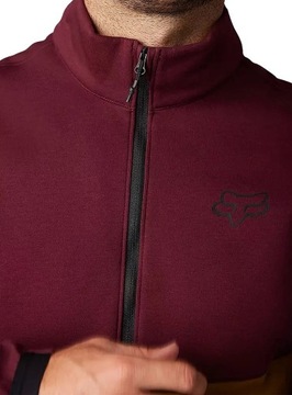 bluza Fox Ranger Fire Crew Zip - Dark Maroon