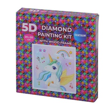 KUCYK MOZAIKA DIAMENTOWA 5D RAMCE 4+ HAFT 20x20cm