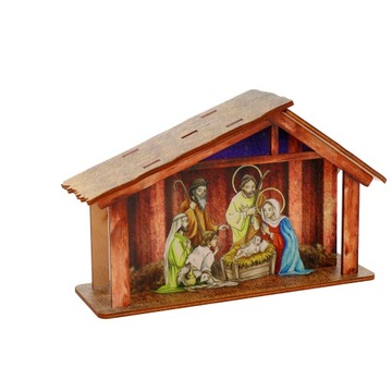 DWUSTRONNA SZOPKA BOŻONARODZENIOWA STAJENKA V9