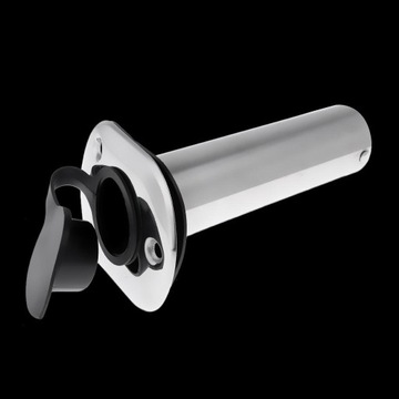 Трубка держателя удочки для морской лодки из нержавеющей стали, трубка 15/30/90 градусов, 15 градусов