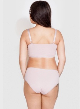 Mitex mama majtki ciążowe bawełniane różowy S