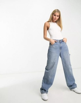 6ca20 NEW LOOK GŁADKIE BODY BEZ RĘKAWÓW S