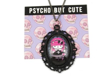 wisiorek Hello Kitty GOTH gotycki kot kotek W23