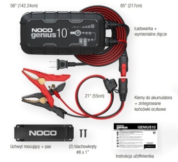 NOCO GENIUS 10 6В 12В 10А Интеллектуальное зарядное устройство