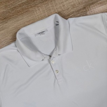 CALVIN KLEIN Koszulka Polo Męska Logo r. L