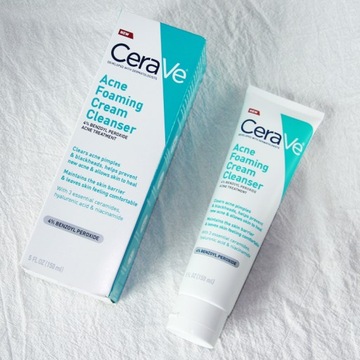CeraVe Acne Пенящийся крем-пенка для лечения прыщей