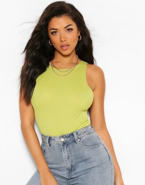 A5F214*BOOHOO BODY ZIELONE DOPASOWANE 42 XL B01
