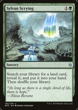 Sylvan Scrying BFZ ^MTGRes^
