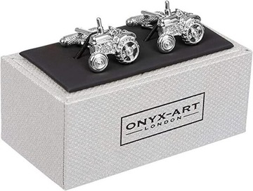 Spinki do mankietów Traktor Chrom dla Rolnika