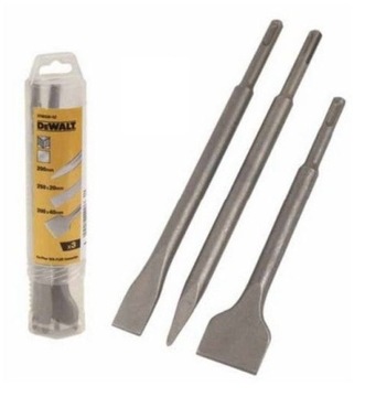 DeWALT острое долото 3шт SDS plus 250мм DT60330