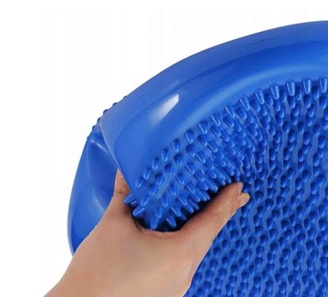 PODUSZKA REHABILITACYJNA SENSORYCZNA SENSOMOTORYCZNA DYSK BERET JEŻYK 33CM