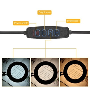 ОФИСНАЯ КОСМЕТИЧЕСКАЯ ЛАМПОЧКА РЕГУЛИРОВКА СВЕТОДИОДНОГО ОСВЕЩЕНИЯ USB АДАПТЕР 12ВТ СЕТЬ 5ВТ
