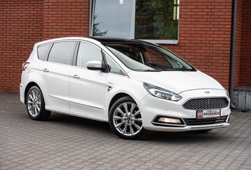 Ford S-Max II Van 2.0 EcoBlue 190KM 2019 Ford S-max 2.0d 190PS Vignale Full Opcja Biala Perla 7-osob Gwarancja fv23%, zdjęcie 34