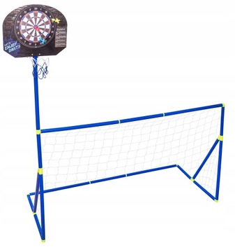 БАСКЕТБОЛЬНЫЙ НАБОР 3в1 ВОРОТКИ ДЛЯ ДАРТСОВ