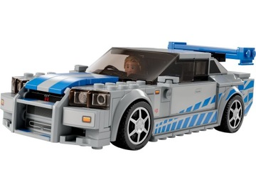 76917 - LEGO Speed ​​Champions - Nissan Skyline GT-R (R34) из фильма 