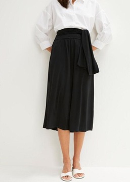 1L5E17 BONPRIX SPÓDNICA 3 W 1 CZARNA 48/50