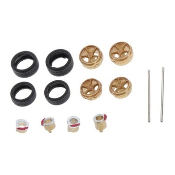 2X4 шт., 1:64 Колеса Ободья Ступица с тормозом для