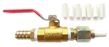 PISTOLET DO PIASKARKI SYFONOWEJ + 8 DYSZ ZAWÓR DO PIASKOWANIA 19L 38L 76L