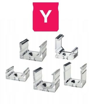 МОНТАЖНЫЙ КРОНШТЕЙН ДЛЯ СВЕТОДИОДНОГО ПРОФИЛЯ LUMINES Y-ТИПА