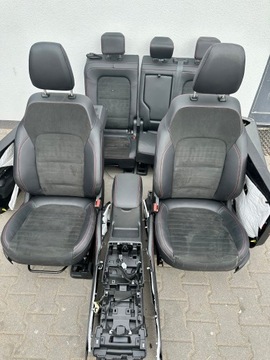 KUGA MK3 ST FOTELE ALCANTARA SKÓRA GRZANE PRZÓD I TYŁ