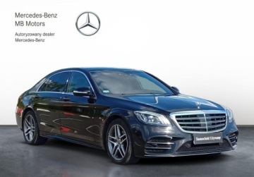Mercedes Klasa S W222 Limuzyna Facelifting 2.9 400d 340KM 2018 Mercedes-Benz Klasa S SalonPL Long AMG Kamera360 Burmester 4x El., Went. F, zdjęcie 31