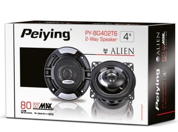 Głośniki samochodowe Peiying Alien PY-BG402T6