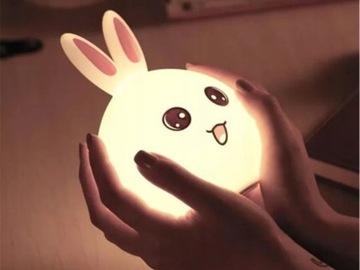 СВЕТОДИОДНЫЙ НОЧНИК ДЛЯ ДЕТЕЙ КРОЛИК RGB TOUCH