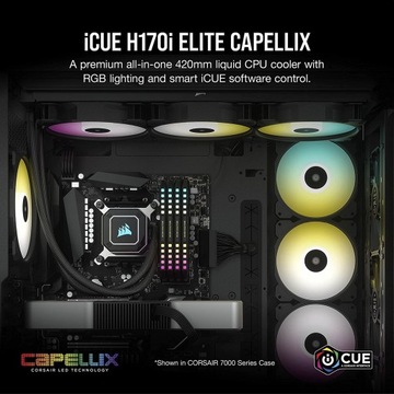 Кулер для процессора Corsair LCD iCUE H170i ЭЛИТНАЯ РАСПРОДАЖА!%